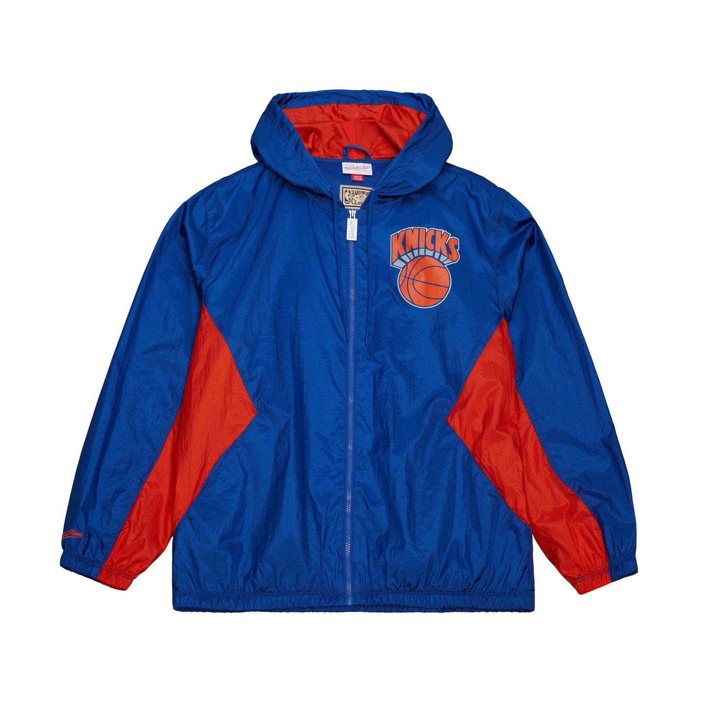 New York Knicks Mitchell & Ness Playmaker Full Zip Windbreaker
