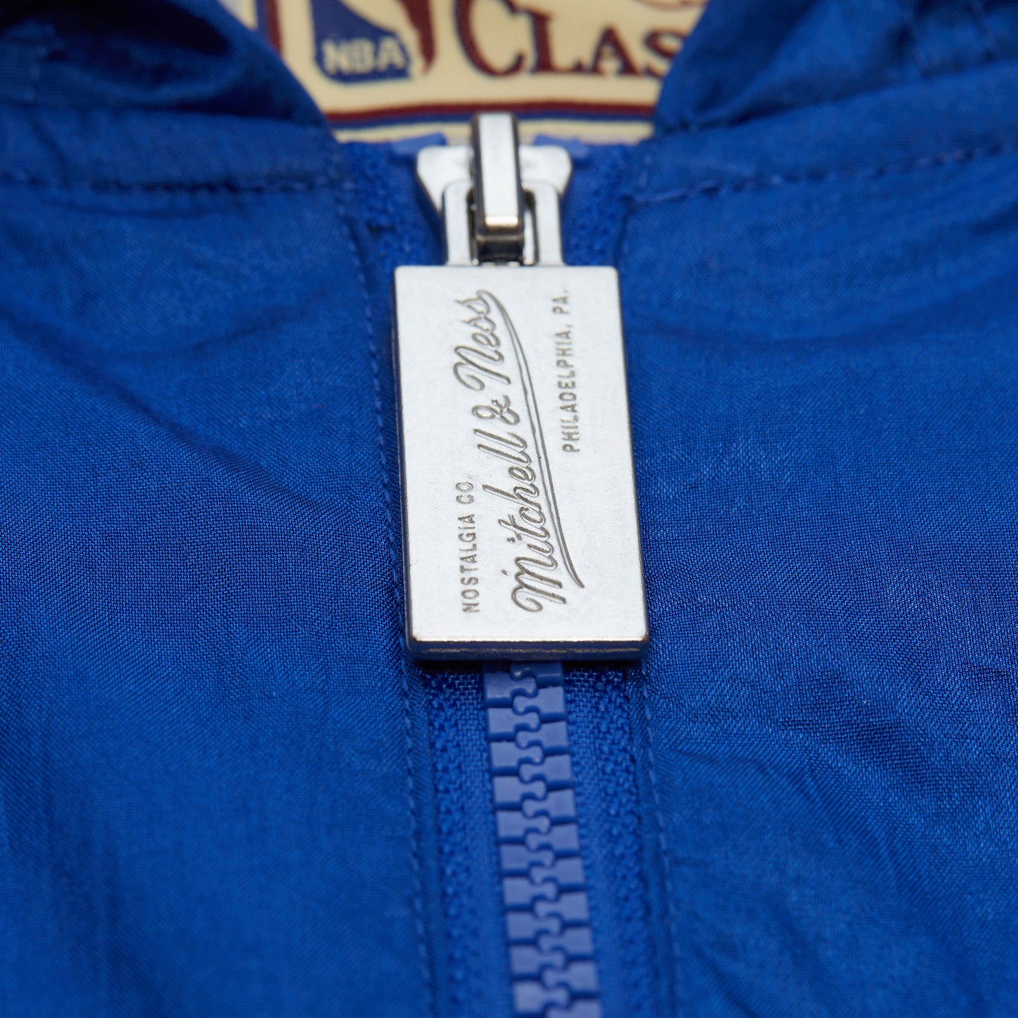 New York Knicks Mitchell & Ness Playmaker Full Zip Windbreaker