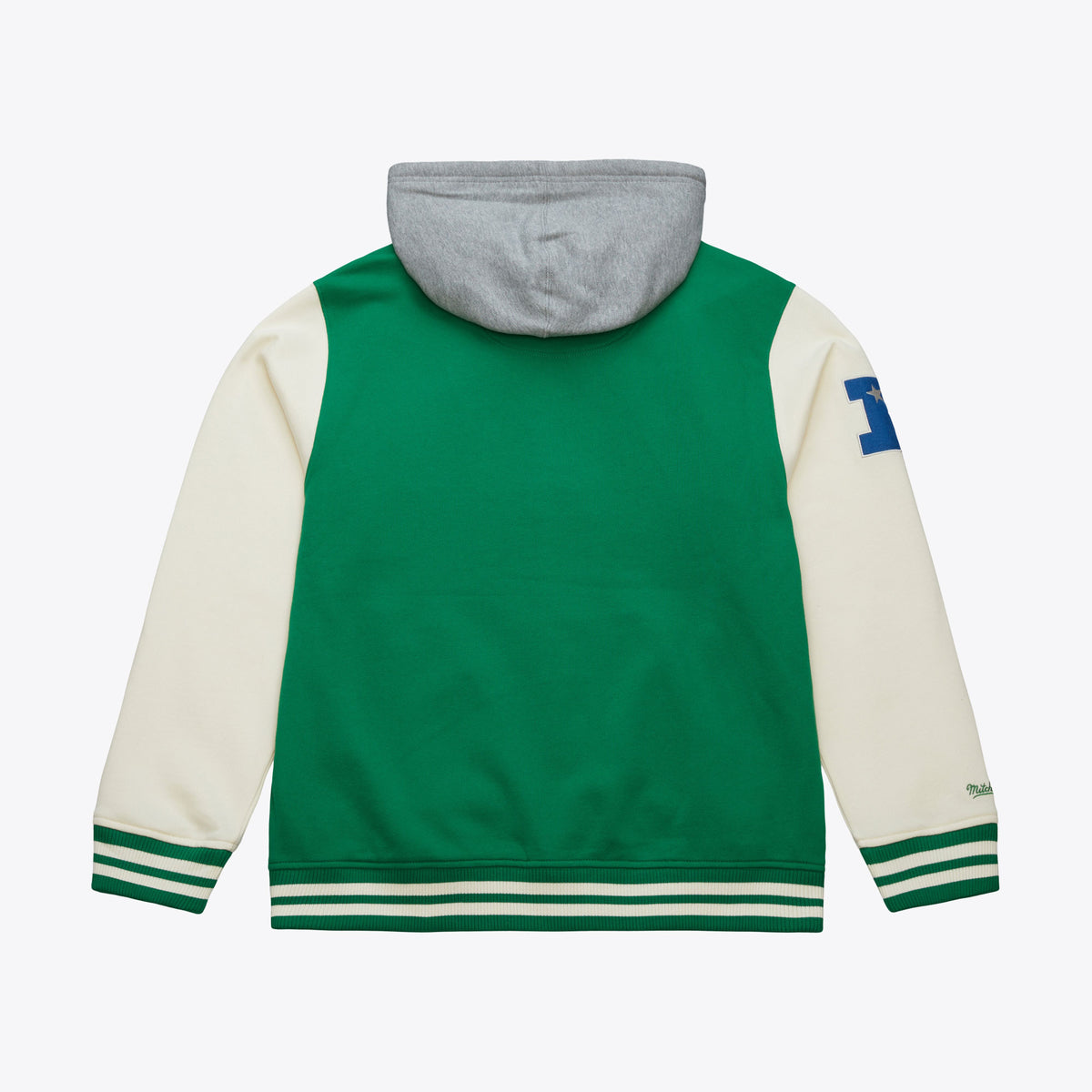 Philadelphia Eagles Mitchell & Ness Courtside Fleece Button Up Jacket