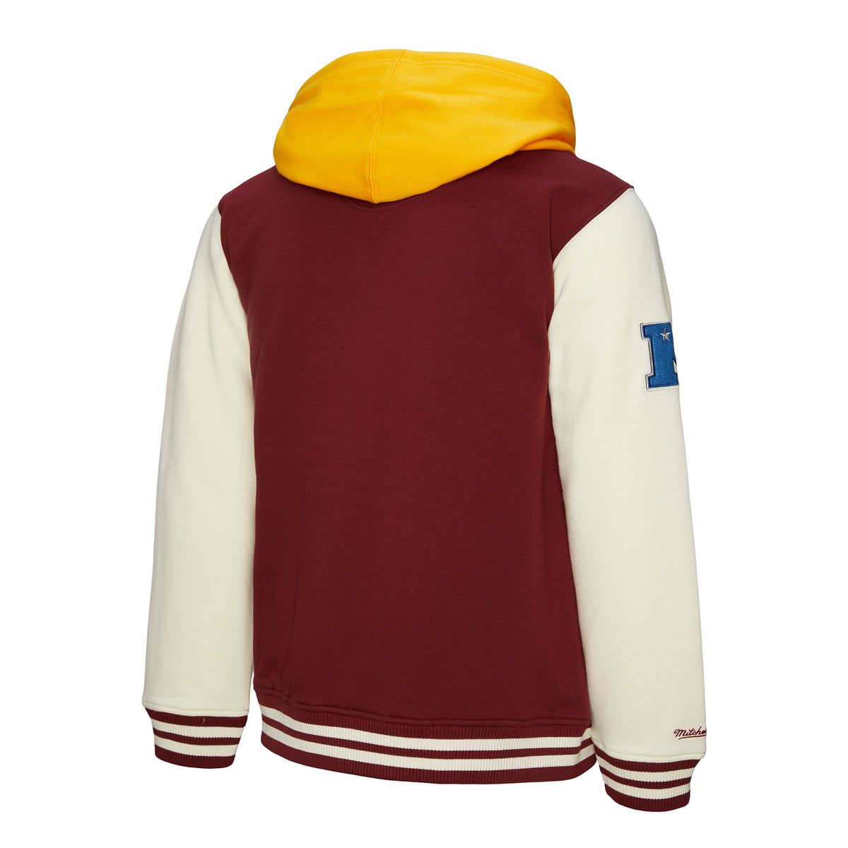 Washington Commanders Mitchell & Ness Courtside Fleece Button Up Jacket