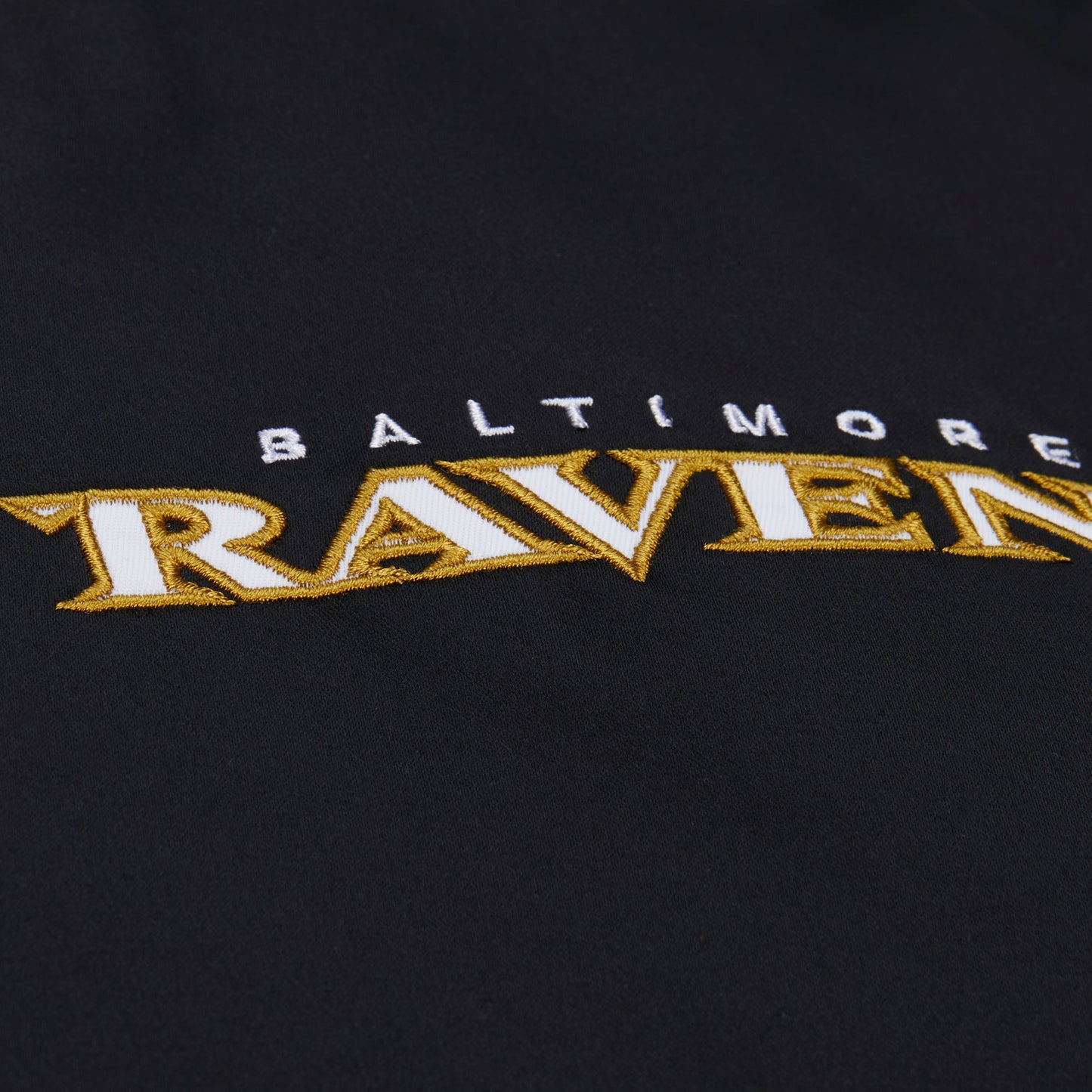 Baltimore Ravens Mitchell & Ness Heavyweight Throw It Back Satin Jacket - Black