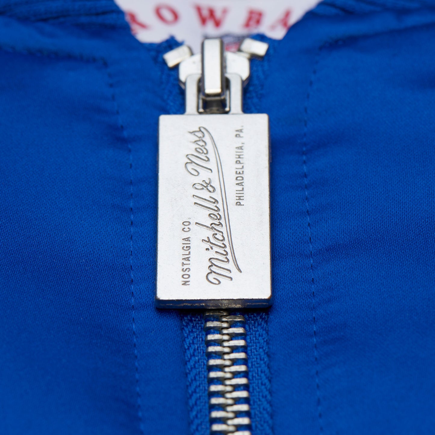 New York Giants Mitchell & Ness Heavyweight Throw It Back Satin Jacket