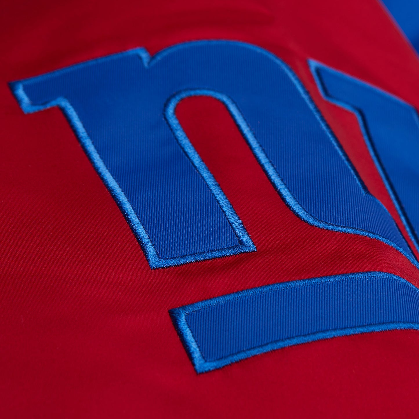 New York Giants Mitchell & Ness Heavyweight Throw It Back Satin Jacket