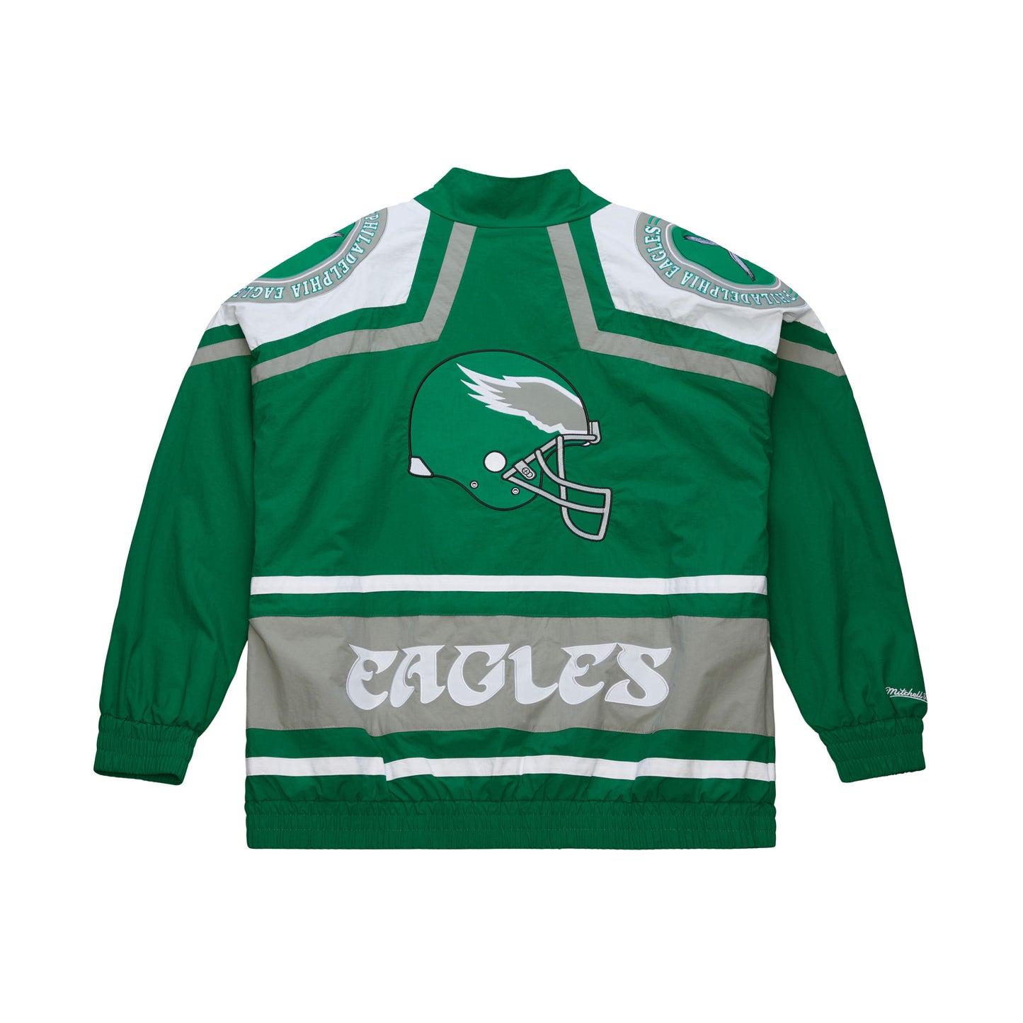 Philadelphia Eagles Mitchell & Ness Throw It Back Windbreaker