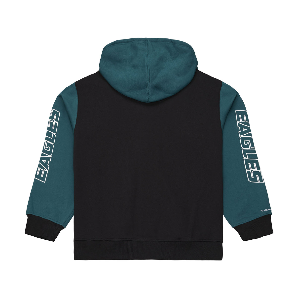 Philadelphia Eagles Mitchell & Ness Triple Check Courtside Fleece Button Up Jacket