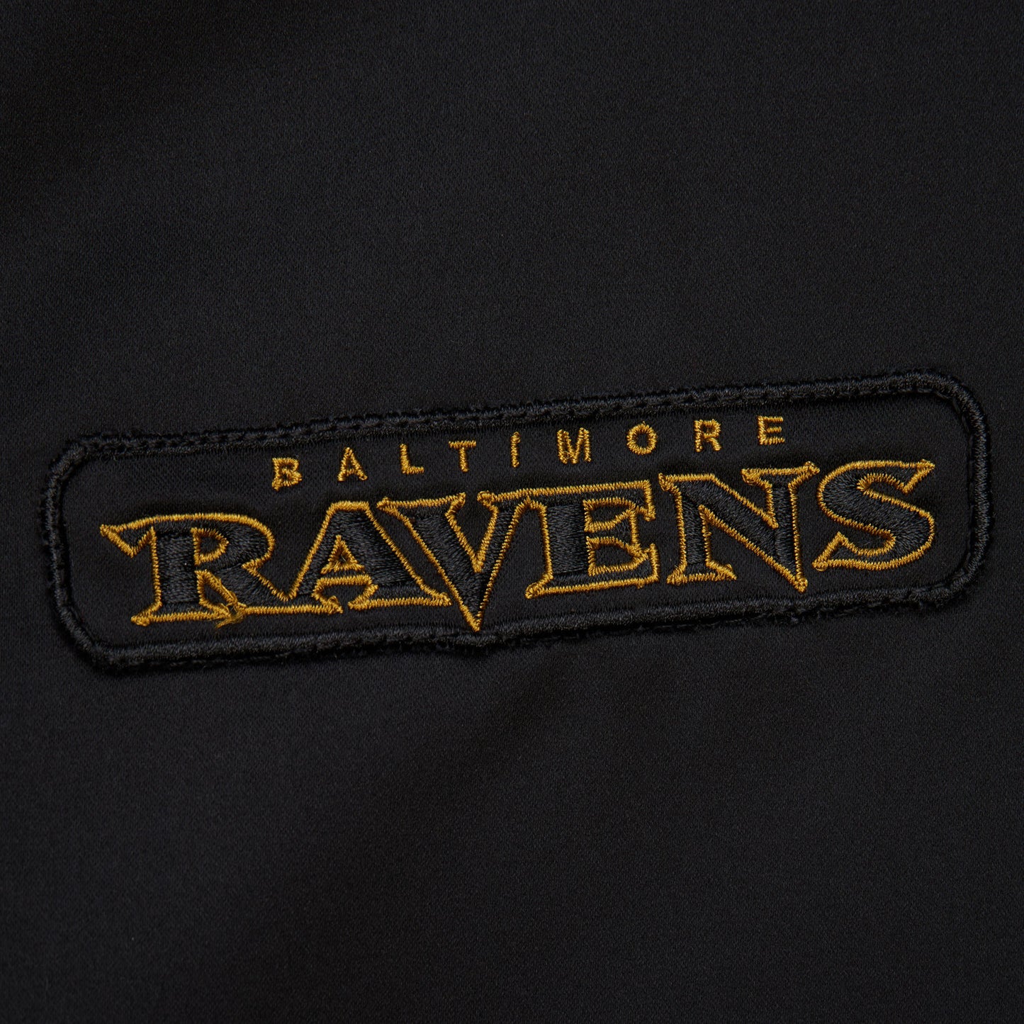 Baltimore Ravens Mitchell & Ness Team Leader Full Zip Vintage Satin Bomber Jacket