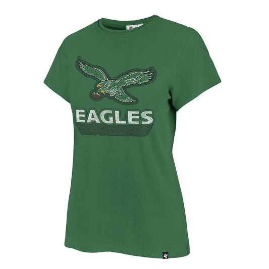 Philadelphia Eagles '47 Brand Women's Kelly Green Sweet Sport Frankie T-Shirt