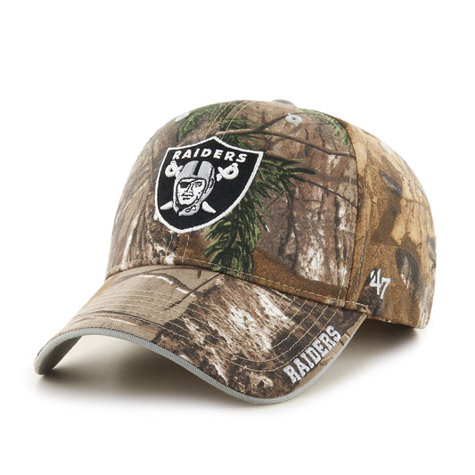 Las Vegas Raiders Frost Real Tree '47 MVP Adjustable Hat - Camo