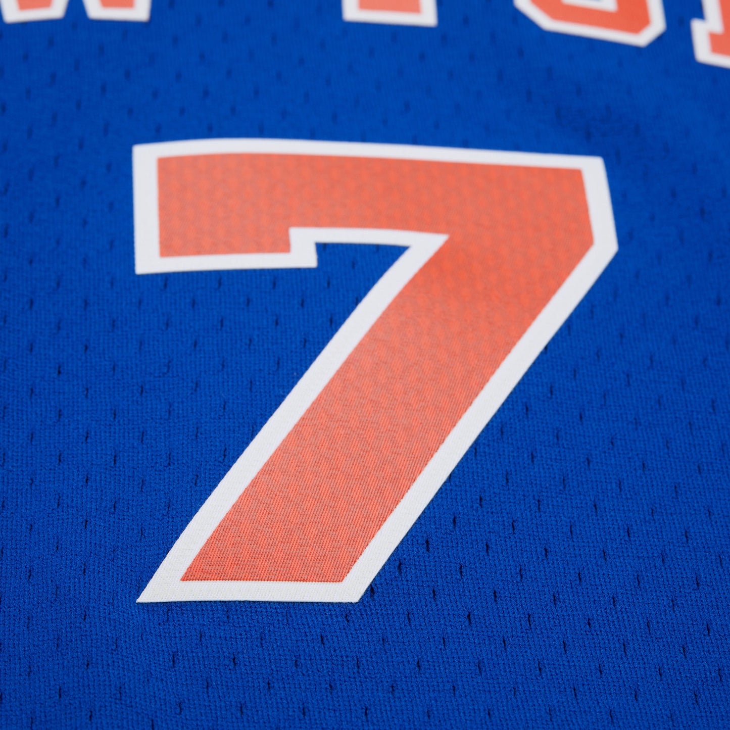 New York Knicks Mitchell & Ness #7 Carmelo Anthony Blue 2010 Hardwood Classics Swingman Jersey