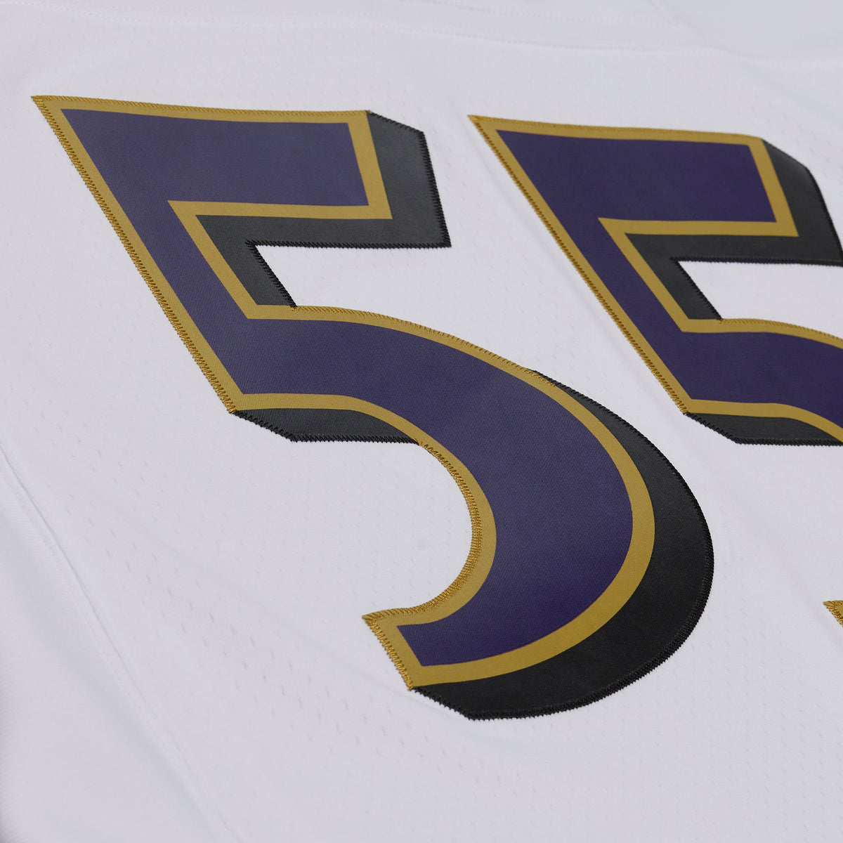 Baltimore Ravens Mitchell & Ness # 55 Terrell Suggs White Legacy Jersey