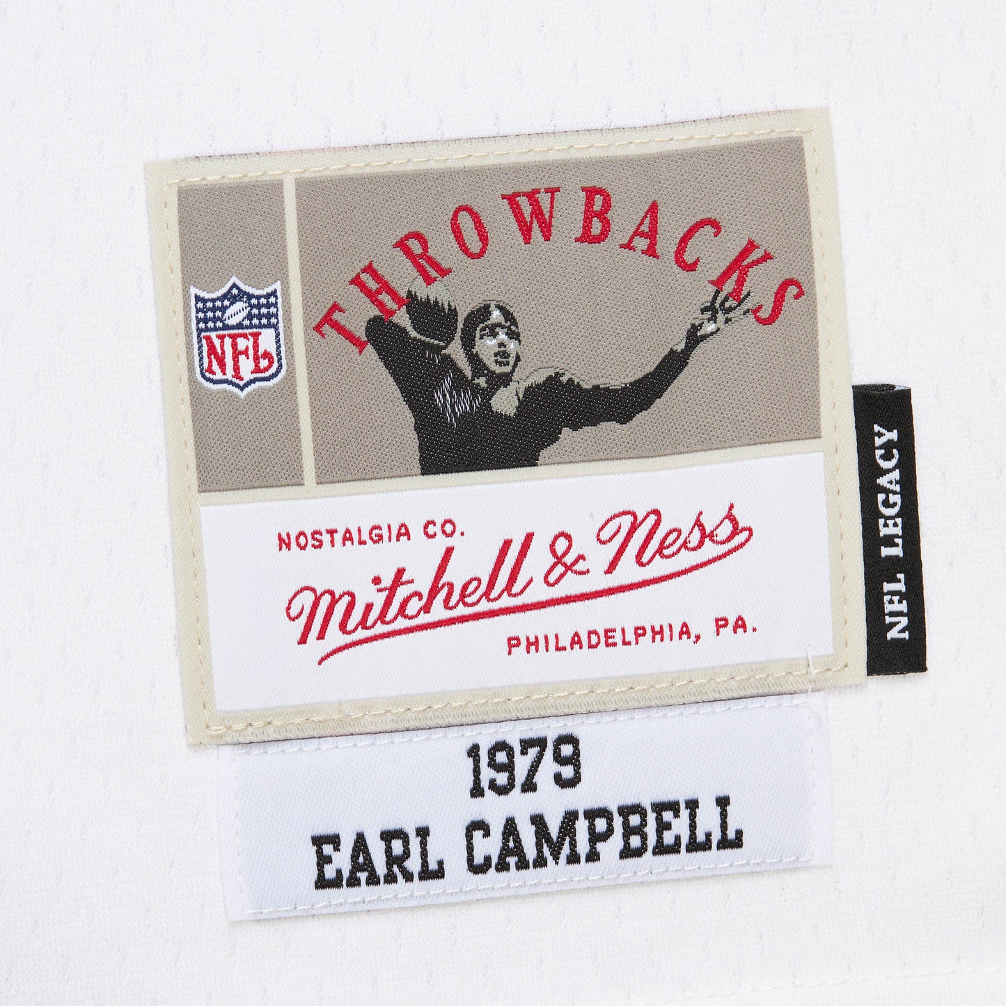 Houston Oilers Mitchell & Ness Earl Campbell 1979 Legacy Men's Jersey - White