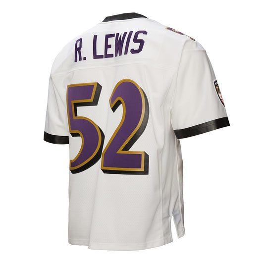 Baltimore Ravens Mitchell & Ness # 52 Ray Lewis White Legacy Jersey
