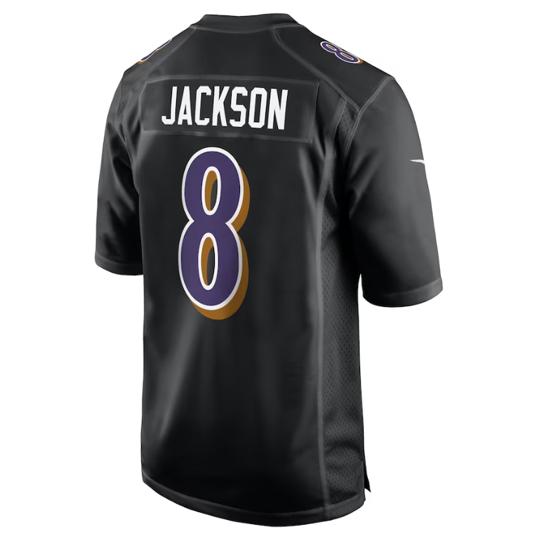 Baltimore Ravens Nike Youth #8 Lamar Jackson Nike Fashion Jersey - Carbon Black
