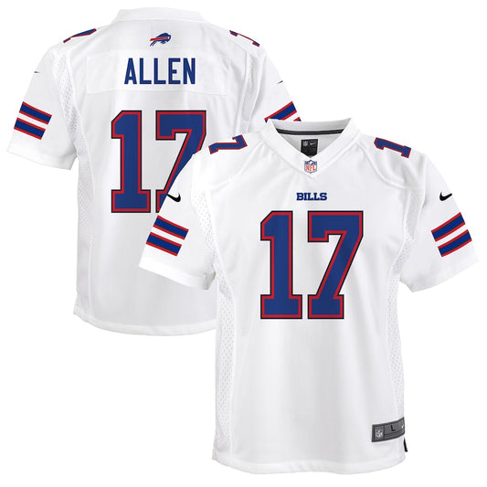 Buffalo Bills #17 Josh Allen Youth Nike Game Jersey - White