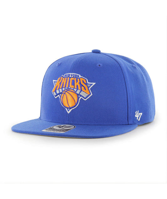 New York Knicks '47 Brand Captain Snap Back-Blue