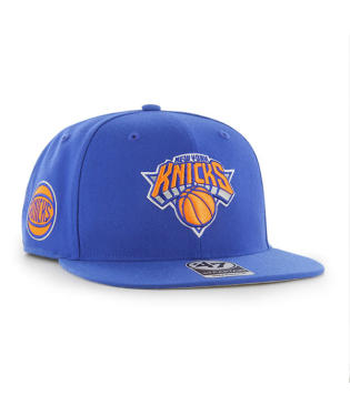 New York Knicks '47 Brand Captain Snap Back-Blue