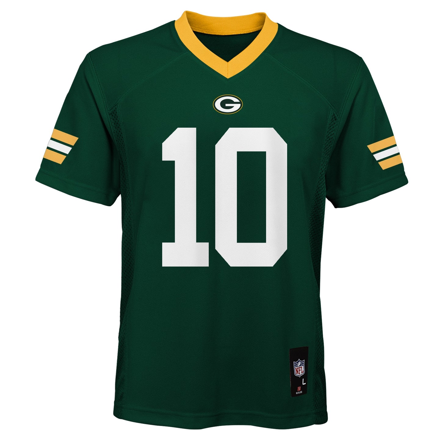 Green Bay Packers Outerstuff #10 Jordan Love Youth Mid Tier Green Jersey