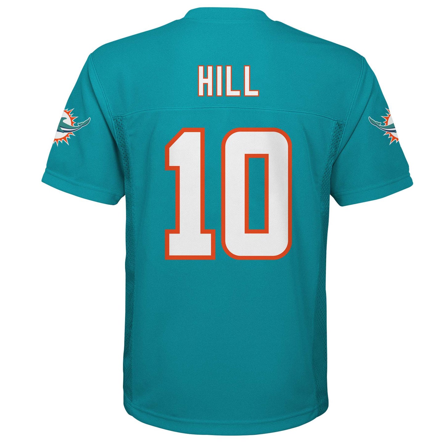 Miami Dolphins Outerstuff #10 Tyreek Hill Youth Mid Tier Aqua Jersey