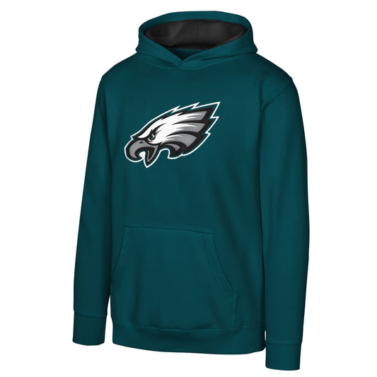 Philadelphia Eagels Youth Prime Logo Hoodie - Green