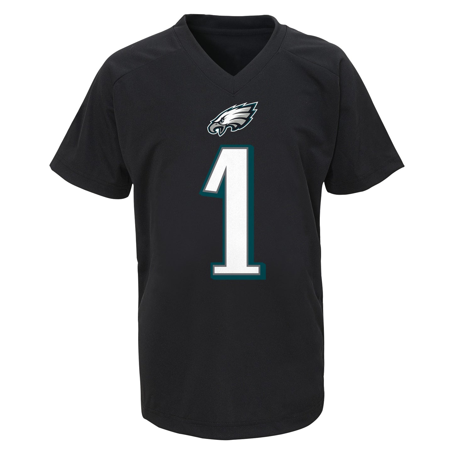 Philadelphia Eagles Outerstuff Youth Jalen Hurts # 1 Performance Player T-Shirt
