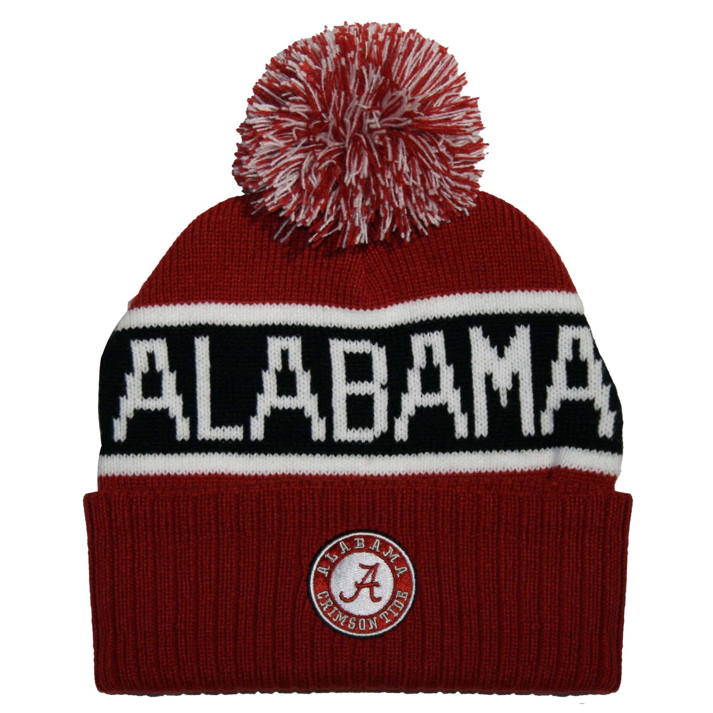 Alabama Crimson Tide Franchise Club Warrior Knit Hat - Crimson w/ Pom Pom