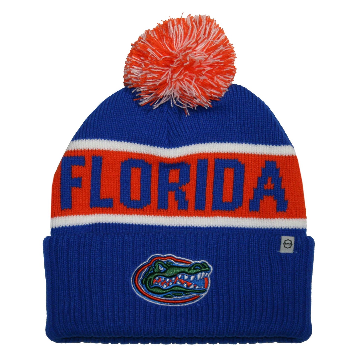 Florida Gators Franchise Club Warrior Knit Hat - Blue w/ Pom Pom
