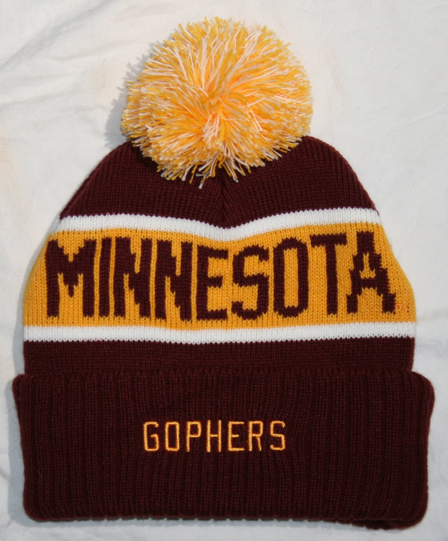 Minnesota Golden Gophers Franchise Club Warrior Knit Hat - Burgandy w/ Pom Pom