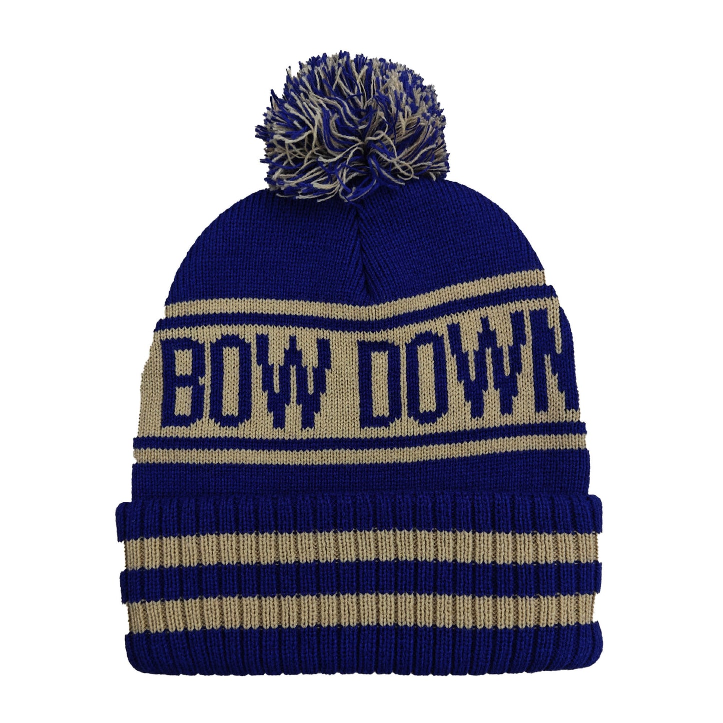 Washington Huskies Franchise Club Rally Cry Knit Hat - Purple w/ Pom Pom