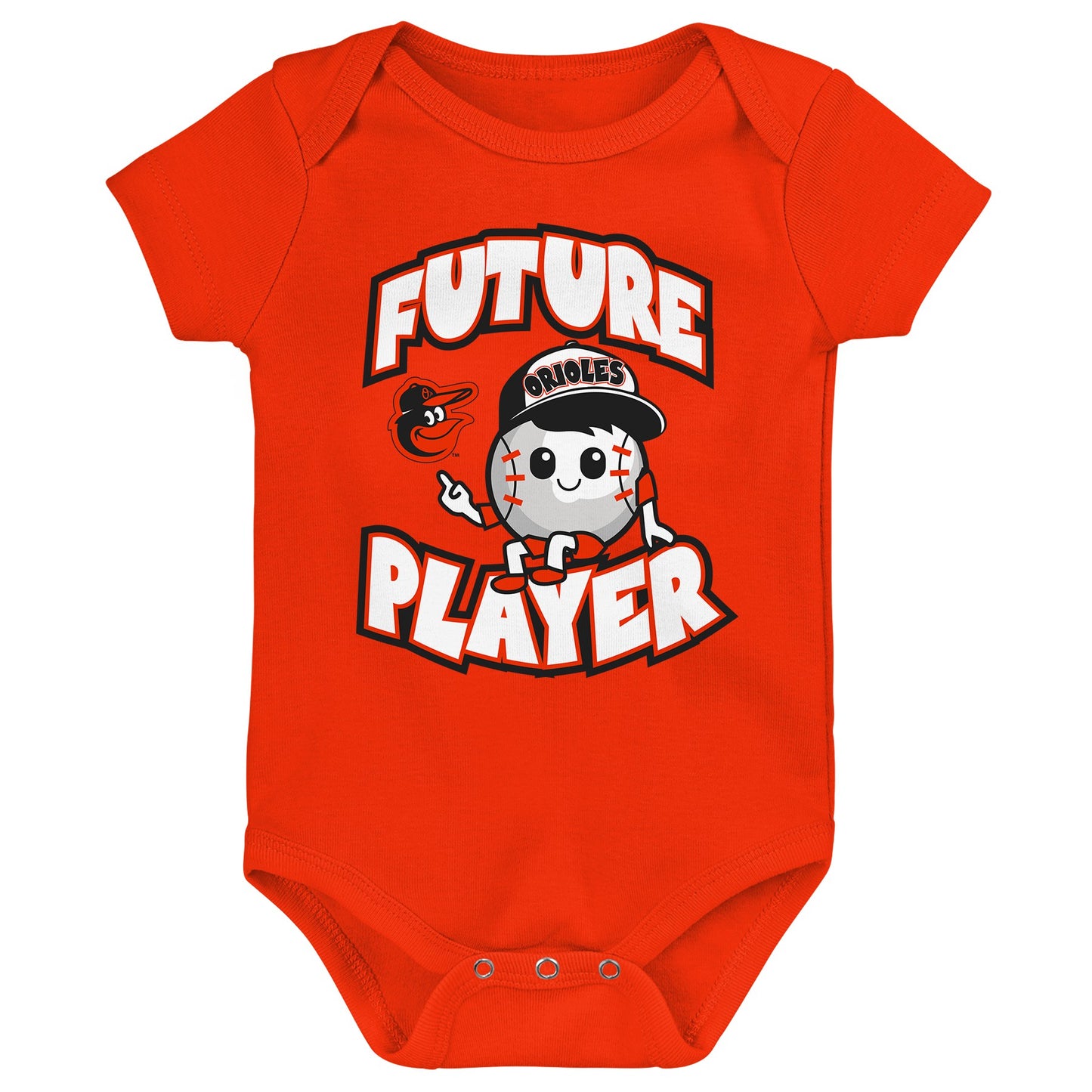 Baltimore Orioles Outerstuff Major League 3-Pack Infant Creeper Bodysuit Set