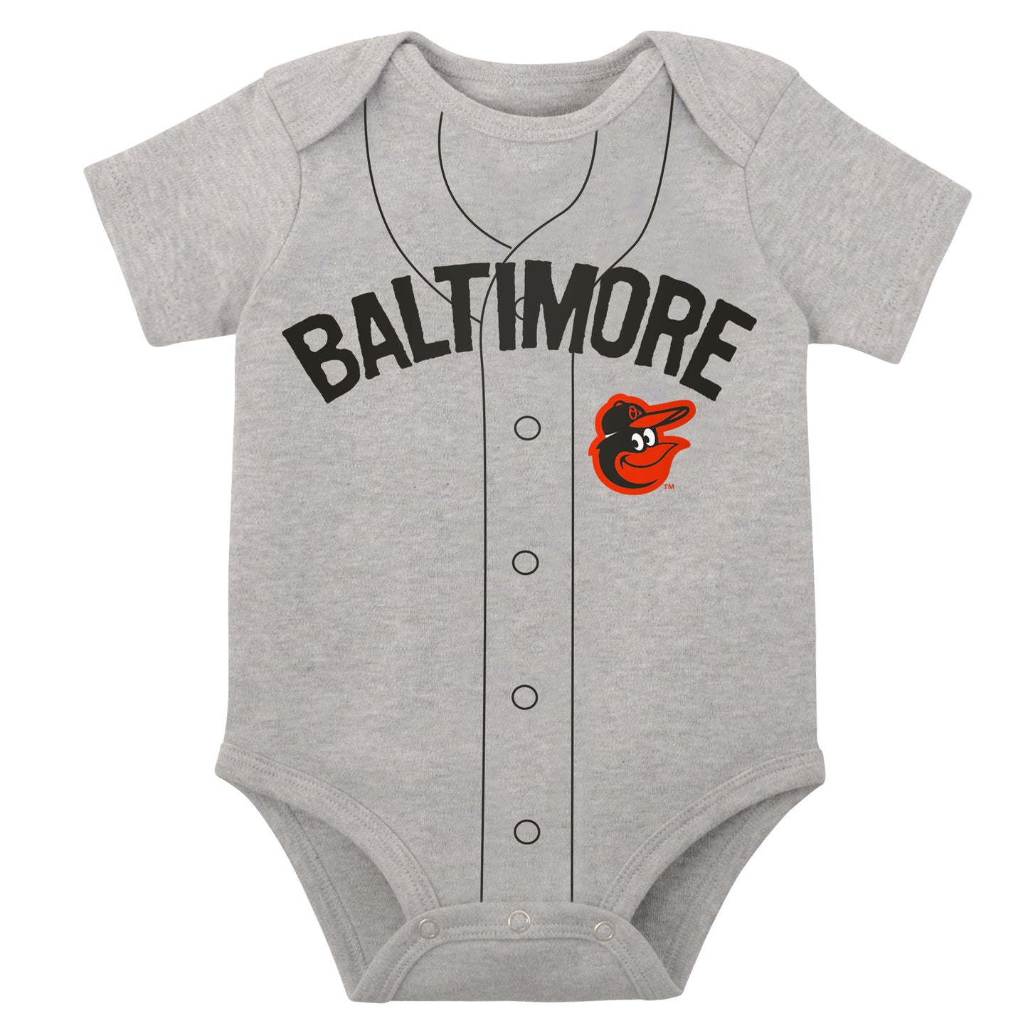 Baltimore Orioles Outestuff Infant Little Slugger 2 Pack Creeper Set