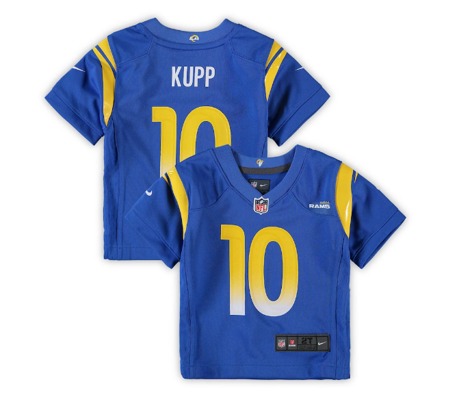 Los Angeles Ram Cooper Kupp #10 Toddler Home Blue Jersey