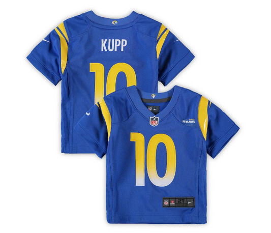 Los Angeles Ram Cooper Kupp #10 Toddler Home Blue Jersey