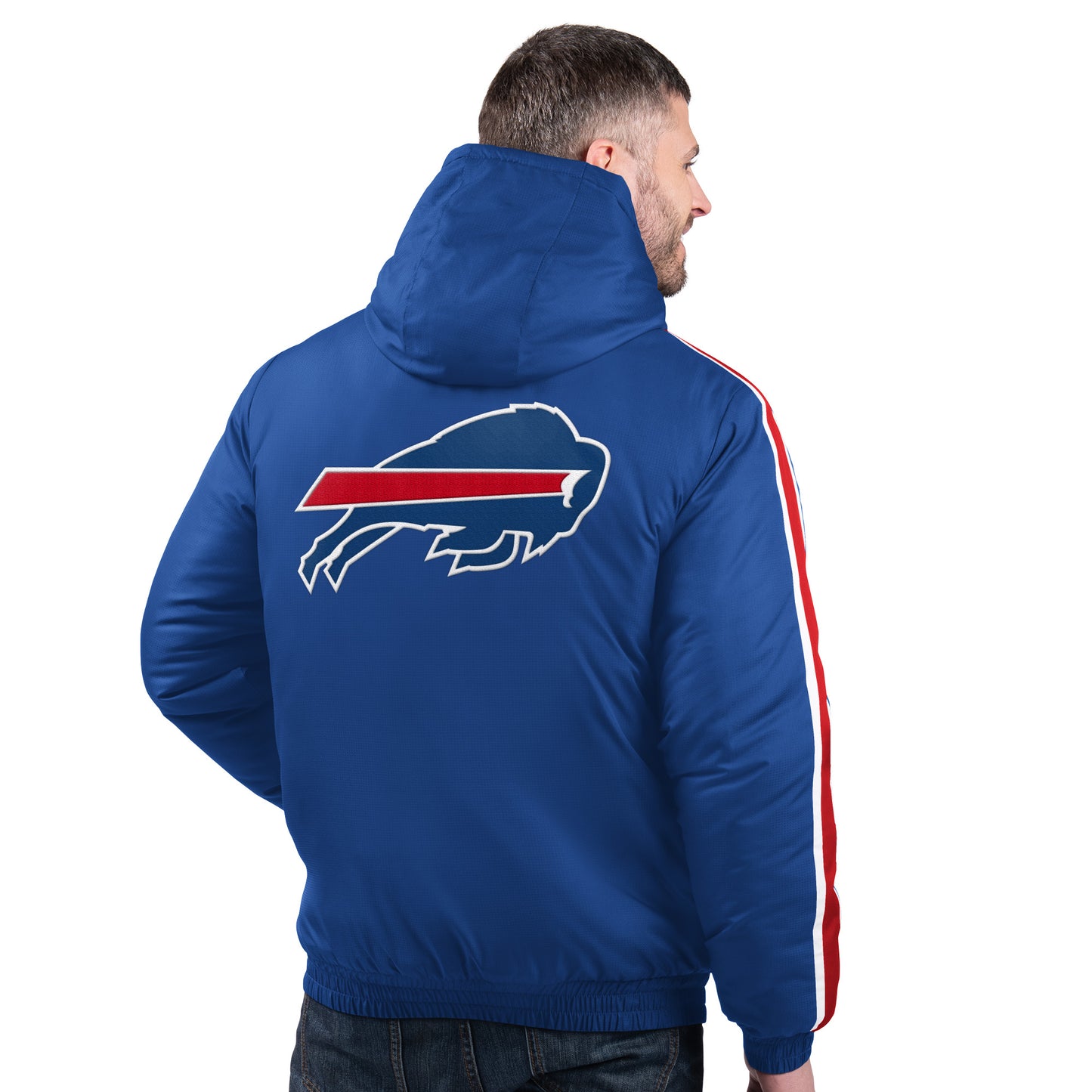 Buffalo Bills G-III Captain Full Zip Men's Hooded Jacket -Blue