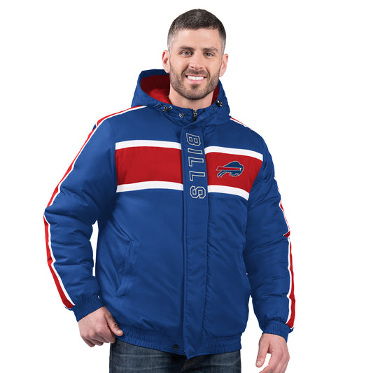 Buffalo Bills G-III Captain Full Zip Men's Hooded Jacket -Blue