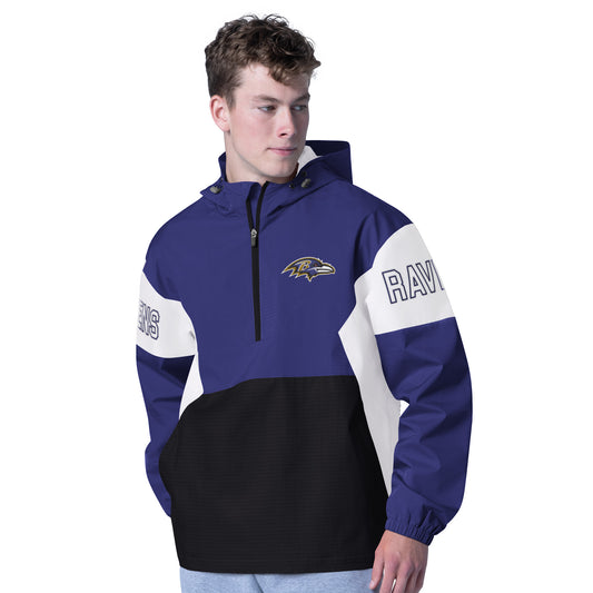 Baltimore Ravens G-III Tailgate 1/2 Zip Windbreaker Jacket