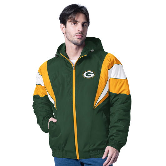 Green Bay Packers G-III Leader Polyfill Hooded Jacket