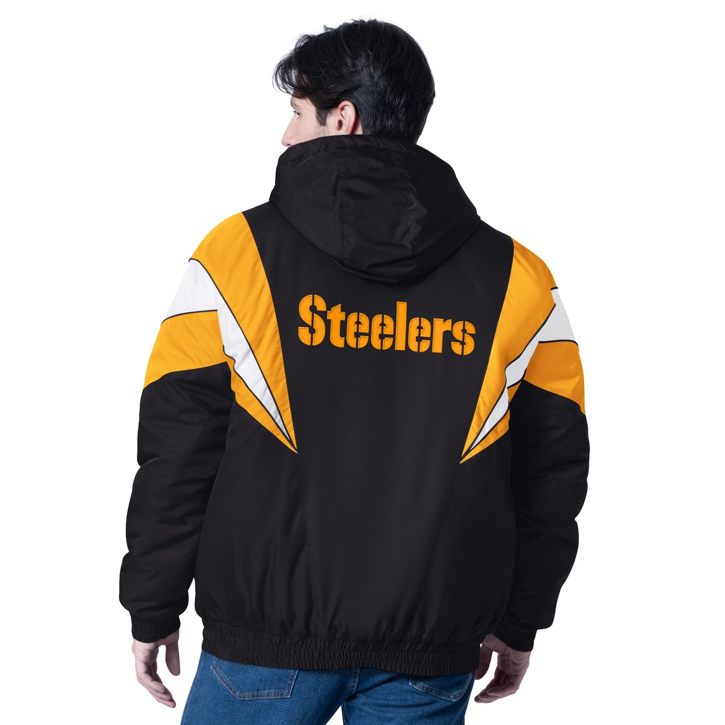 Pittsburgh Steelers G-III Leader Polyfill Hooded Jacket
