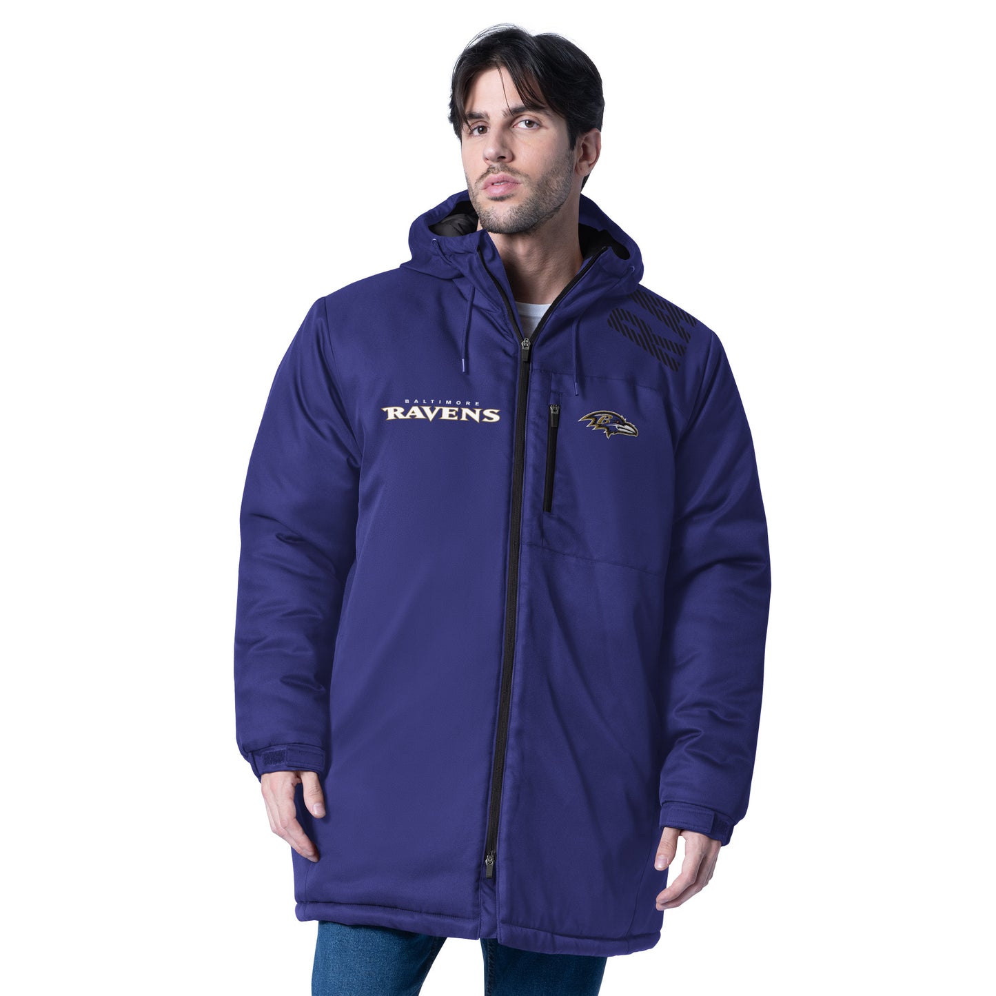 Baltimore Ravens G-III Teammate Hooded Parka Jacket