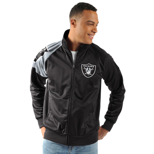 Las Vegas Raiders G-III Interception Track Jacket