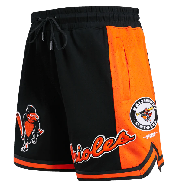 Baltimore Orioles Retro Classic Pro Standard Men's Shorts- Angry Bird