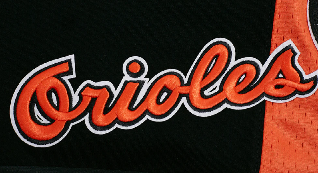 Baltimore Orioles Retro Classic Pro Standard Men's Shorts- Angry Bird
