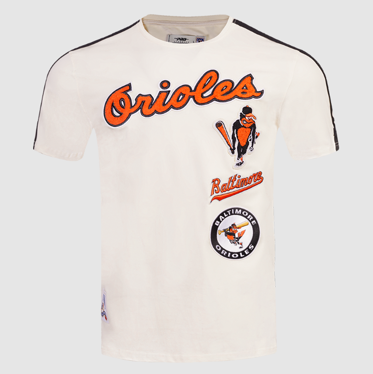 Baltimore Orioles Pro Standard Cooperstown Collection Retro Classic T-Shirt- Eggshell