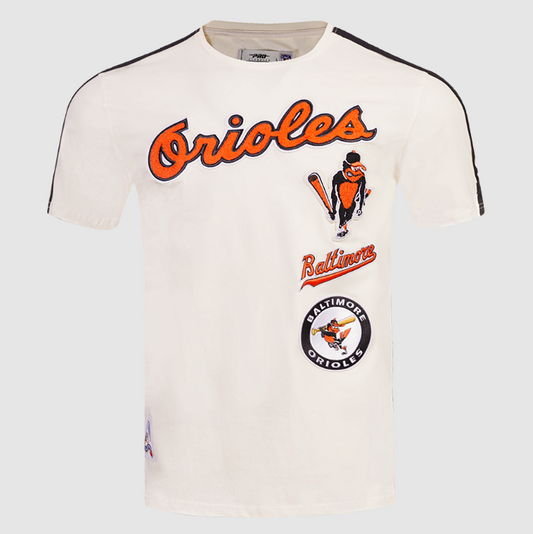Baltimore Orioles Pro Standard Cooperstown Collection Retro Classic T-Shirt- Eggshell