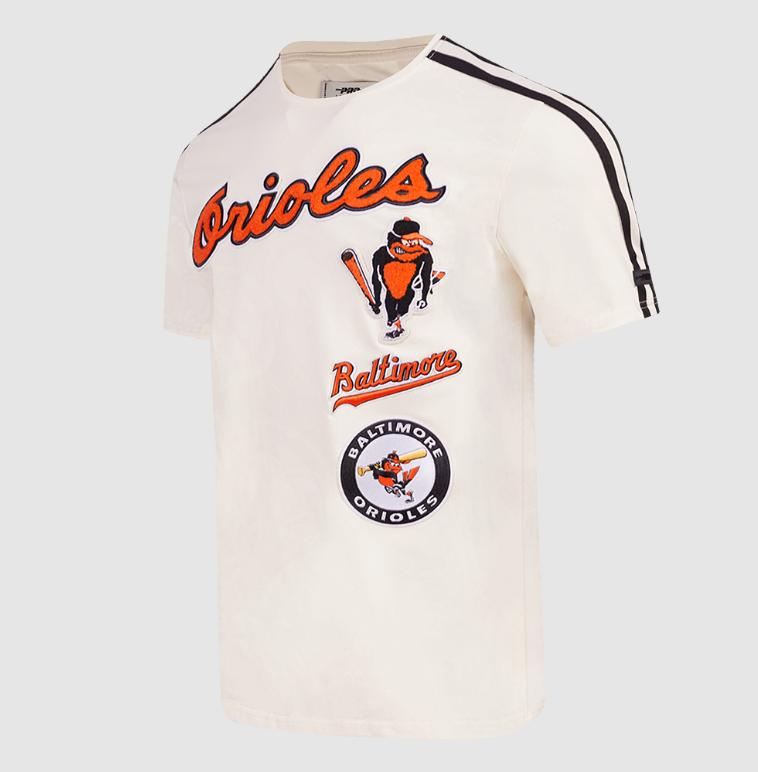 Baltimore Orioles Pro Standard Cooperstown Collection Retro Classic T-Shirt- Eggshell