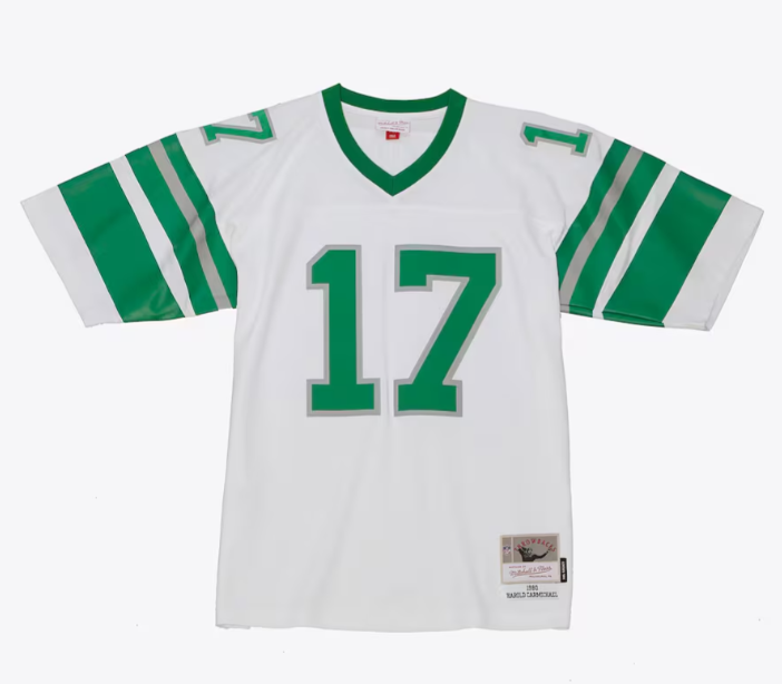 Philadelphia Eagles Mitchell & Ness #17 1980 Harold Carmichael Legacy White Jersey