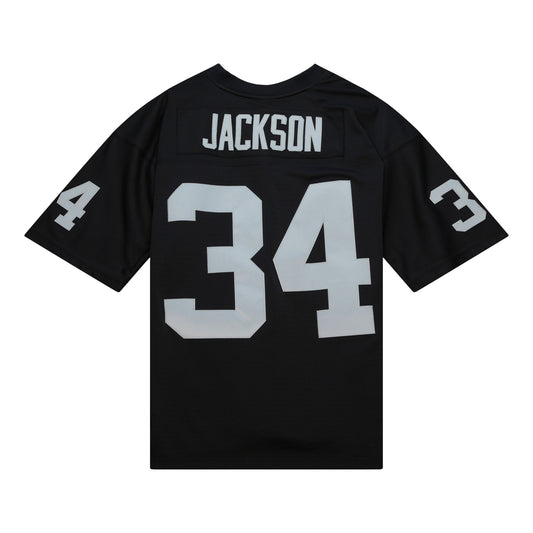 Oakland Raiders Mitchell & Ness Bo Jackson #34 1988 Black Legacy Jersey