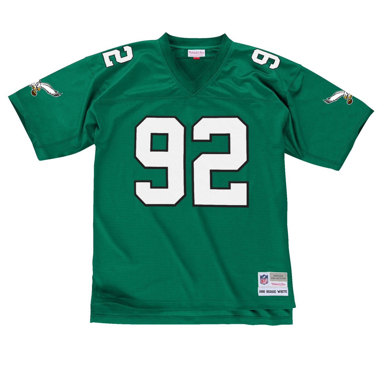 Philadelphia Eagles Mitchell & Ness #92 Reggie White Kelly Green Legacy Jersey