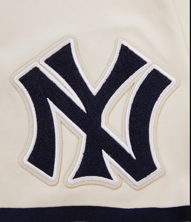New York Yankees Pro Standard Retro Classic Men's Shorts- Egg Shell