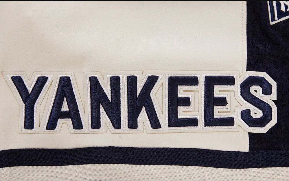 New York Yankees Pro Standard Retro Classic Men's Shorts- Egg Shell