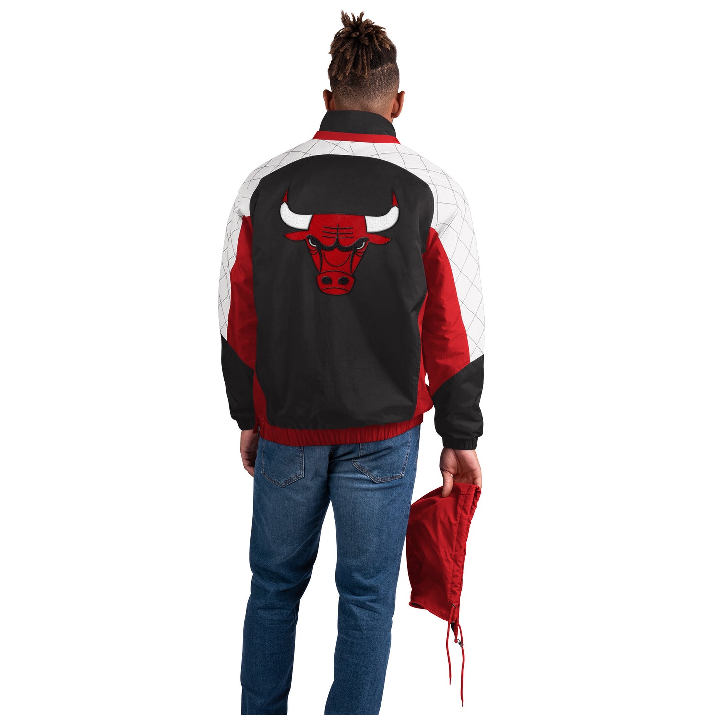 Chicago Bulls Starter Body Check 1/2 Zip Pullover Men's Jacket